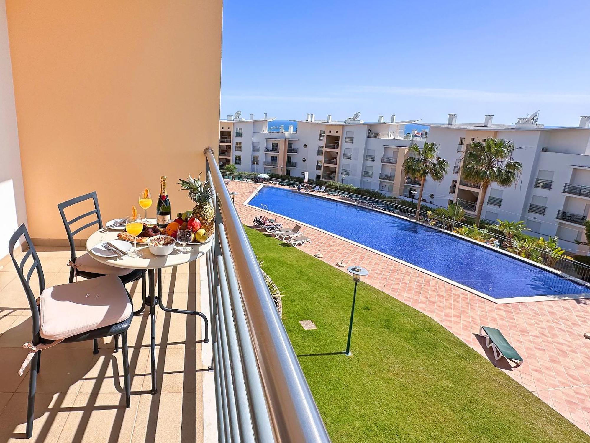 Modern Ocean, Garden & Pool View Condo By Becherish Albufeira Dış mekan fotoğraf